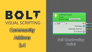 Unity Bolt  BoltAddonsCommunity Version 24 [upl. by Itin]