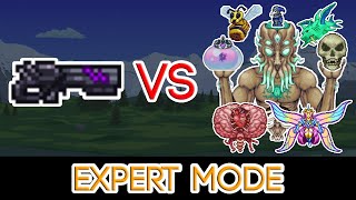 Terraria 141  Onyx Blaster vs ALL Bosses Expert Mode [upl. by Rochester395]