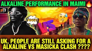 Alkaline Vs Masicka Clash Of The Century Alkalines Electrifying Performance In Miami 2023 [upl. by Sekoorb]