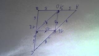 Seitenmittendreieck berechnen  Trigonometrie Pythagoras [upl. by Enoitna349]