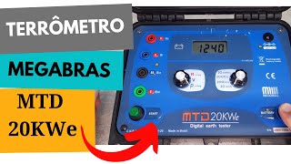 Terrômetro Megabras MTD 20KWe você conhece Digital Earth Tester Megabras [upl. by Eissirc]