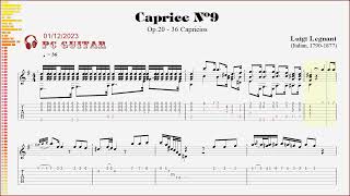 Legnani Op20 Caprice Nº9 guitar [upl. by Attolrahc]