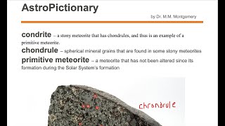 chondrite chondrules and primitive meteorites [upl. by Chuipek]