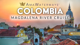 AMA WATERWAYS  Explore Colombia along the Magdalena River with AmaWaterways Debuting in 2024 [upl. by Garwin650]