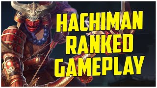 HACHIMAN RANKED GAMEPLAY SMITE S10 [upl. by Adnawyt782]