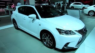 2015 Lexus CT200h FSport  Exterior and Interior Walkaround  2014 Detroit Auto Show [upl. by Phiona497]