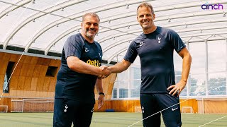 ANGE POSTECOGLOU amp ROBERT VILAHAMN TAKE A TOUR OF TOTTENHAM HOTSPURS TRAINING CENTRE [upl. by Catlin]