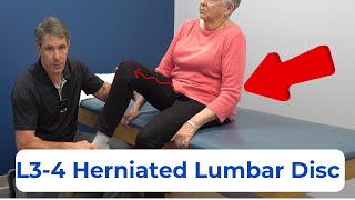 Signs and Symptoms of an L34 Lumbar Herniated Disc [upl. by Aridaj]