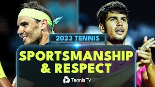 Sportsmanship amp Respect Tennis Moments in 2023 🤝 [upl. by Irahk]