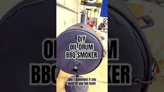 DIY oil drum smoker [upl. by Akili]