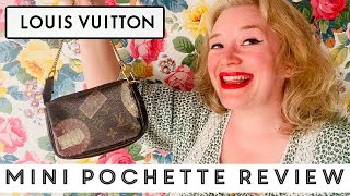 Louis Vuitton mini Pochette bag review Worth the splurge amp new ways to wear [upl. by Ereveneug407]