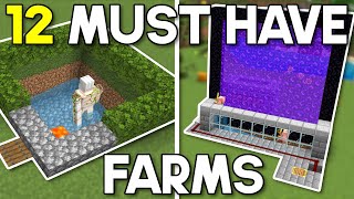 Best Minecraft Farms of 2023 Minecraft Bedrock 121 [upl. by Malin]