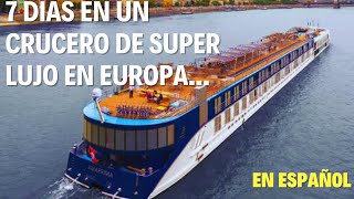 Crucero de rio de lujo por EUROPA no lo vas a creer rivercruise [upl. by Mayman]