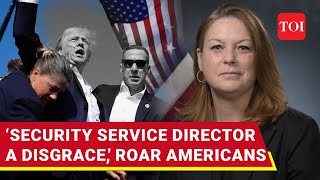 Get Out US Secret Service Director Dubbed Disgrace As Anger Mounts Over Trump Kill Bid [upl. by Lalla]