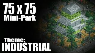 75X75 Industrial Themed Park Part 1 RollerCoaster Tycoon 2 [upl. by Enimrej]