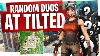 Going Tilted Towers with a Random  Fortnite Random Duos [upl. by Nitsirhc]