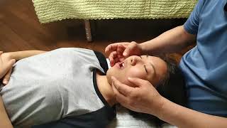 Masseter massage bodywork 3  교근 구강마사지 수기요법 [upl. by Funda]