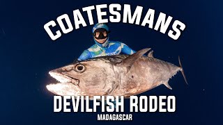 Spearfishing Dogtooth Tuna In Madagascar  Coatesmans Devilfish Rodeo Part 2  4K [upl. by Sofer]