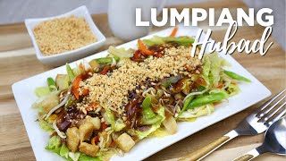 Lumpiang Hubad Recipe  Lumpiang Sariwa with Garlicky Sweet Sauce [upl. by Ireva635]