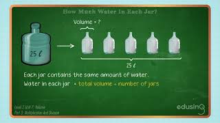 Level 2 Unit 07  Part 2  Volume Multiplication and Division [upl. by Dorry702]