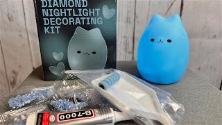 My Review of the ARTISTRO Diamond Art Nightlight Lamp Kit [upl. by Rod]