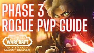 SOD PHASE 3 ROGUE PVP GUIDE  DESTROY EVERYTHING  WE ARE BACK  QUICKSTART RUNES BIS ROTATION [upl. by Fira]