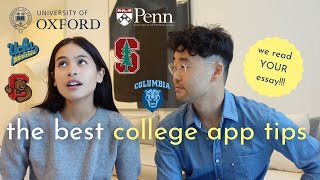 ace your US amp UK college application top tips amp get your essay read by maudy ayunda amp jesse choi [upl. by Latnahc]