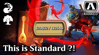 Bard Class Legends Combo  Kamigawa Standard  Mythic Ranked  MTG Arena [upl. by Retsim]