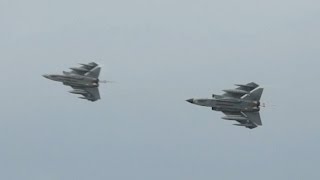 2 Panavia Tornado GR4A from the Royal Air Force RAF Role Demo at RIAT 2012 AirShow [upl. by Ajnos]