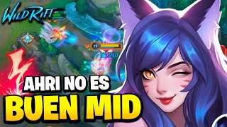 ⚠️¡UN ERROR CONTRA AHRI ES GG  Wild Rift [upl. by Nyltak]