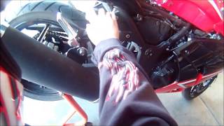 2012 Kawasaki Ninja 250r Snorkel Removal part 1 [upl. by Imoyaba]