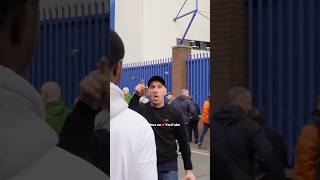 Evertonian confronts Fulham Fan 😱 [upl. by Airam]