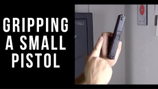 Gripping a small pistol for accuracy  Glock 43 [upl. by Niliram964]