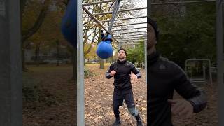 🕹️Outdoor workout for developing explosive arm strength with a kettlebell and Dopa bands🥋judo [upl. by Sharlene]