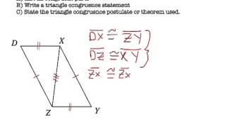 Triangle Congruence Theorems  SSS SAS ASA AAS [upl. by Onirefez420]