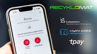 Przelew na konto po wrzuceniu butelki  RECYKLOMAT [upl. by Lashondra997]