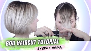 How To Cut Your Own Hair  Bob Haircut Tutorial 2023 by Eva Lorman [upl. by Leboff601]