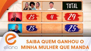 Saiba quem ganhou o Minha Mulher Que Manda  Programa Eliana 041020 [upl. by Anecuza364]