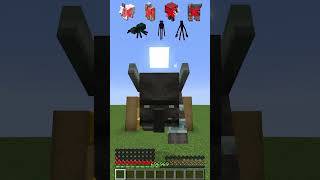 Spike Tunnel vs Mobs Distance 😲 shorts minecraft meme [upl. by Brandyn]