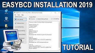 EasyBCD Dual Boot  Complete Installation Guide and Overview 2019 [upl. by Eniladam992]