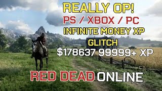 REALLY OP INFINITE MONEY XP GLITCH  RDR2 ONLINE  RED DEAD ONLINE  RED DEAD REDEMPTION 2 ONLINE [upl. by Kliman134]