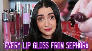 Mixing Every Lip Gloss From Sephora Together [upl. by Pauiie51]