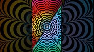 Rainbow 🌈 Illusion That Will Hypnotize You😵‍💫 shorts hypnotize illusions rainbow [upl. by Euqinue]