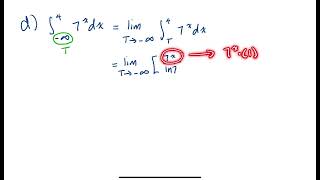 Improper Integrals Convergent or Divergent [upl. by Oiludbo683]