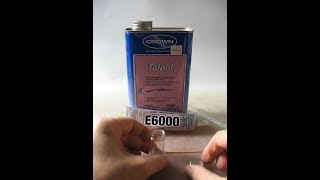 E6000 Thinner  Solvent [upl. by Hemingway65]