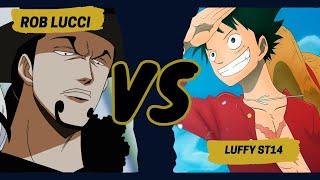 One Piece Final OP08 Rob Lucci vs Luffy ST14 [upl. by Noah405]