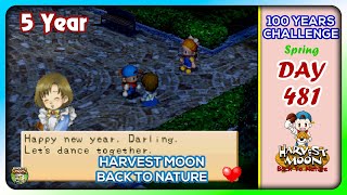 Harvest Moon Back To Nature  Day 481  Walkthrough  100 Years Challenge harvestmoonbacktonature [upl. by Primo]