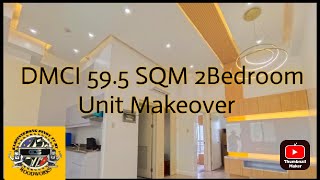 595 SQM Condo unit  Interior Design  DMCI  Prisma Residences [upl. by Llerrah]