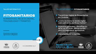 FITOSANITARIOS NORMATIVAS RECETA DIGITAL TRAZABILIDAD Y TRÁMITES [upl. by Camille]