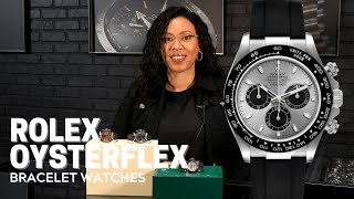 3 Rolex Oysterflex Watches  Daytona Ceramic amp Yachtmaster 40  SwissWatchExpo [upl. by Melodee]